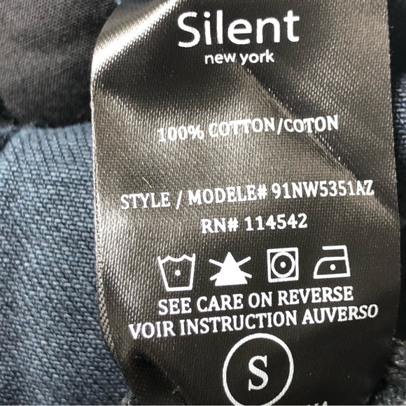 Silent New York Dark Wash Denim Jacket Size Small - Picture 6 of 10